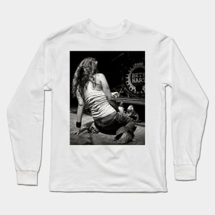 Beth Hart on Stage, Blues Rock, Soul, Beth Hart Print, American Singer Long Sleeve T-Shirt